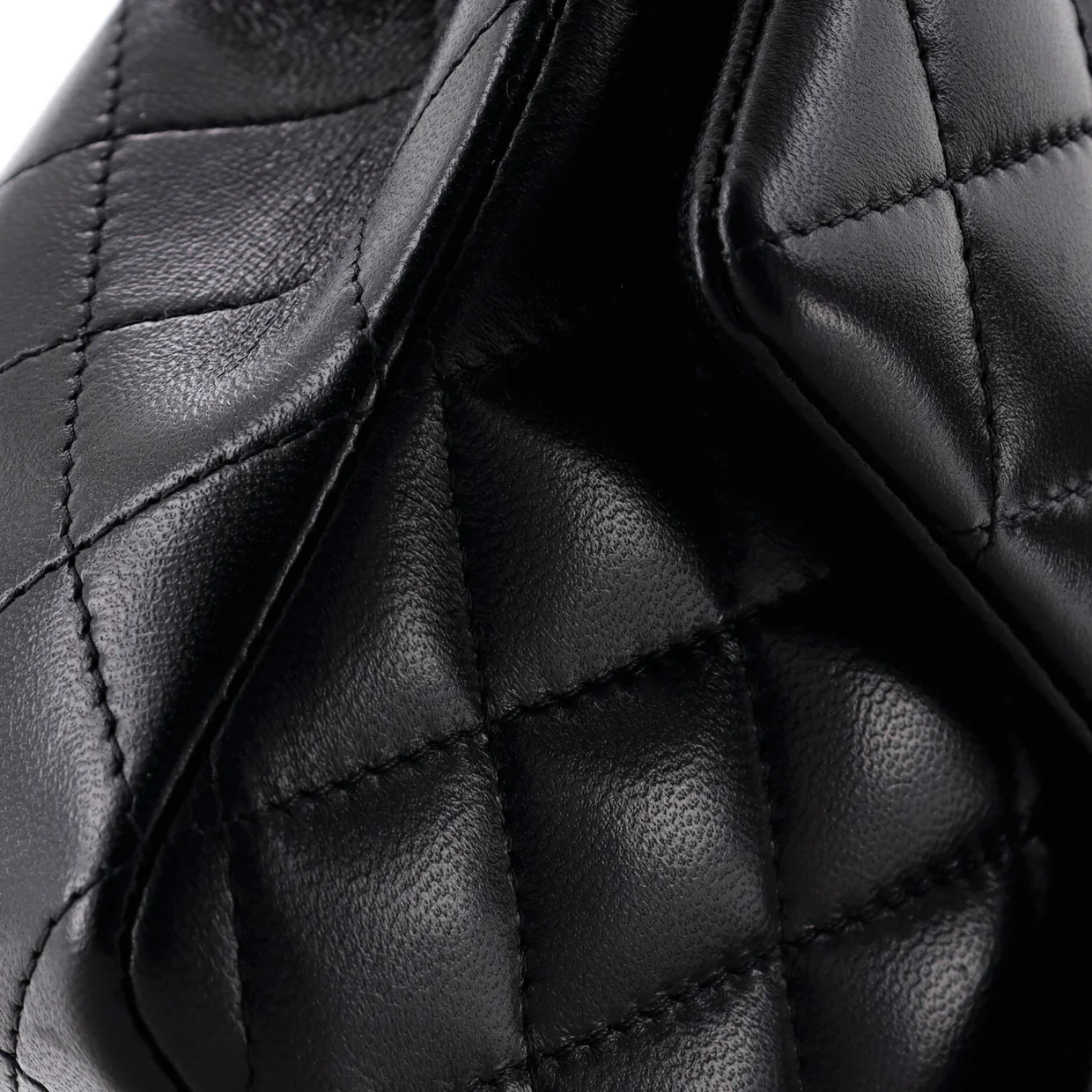 Classic Single Flap Top Handle Bag Quilted Lambskin Mini - Deep Luxury