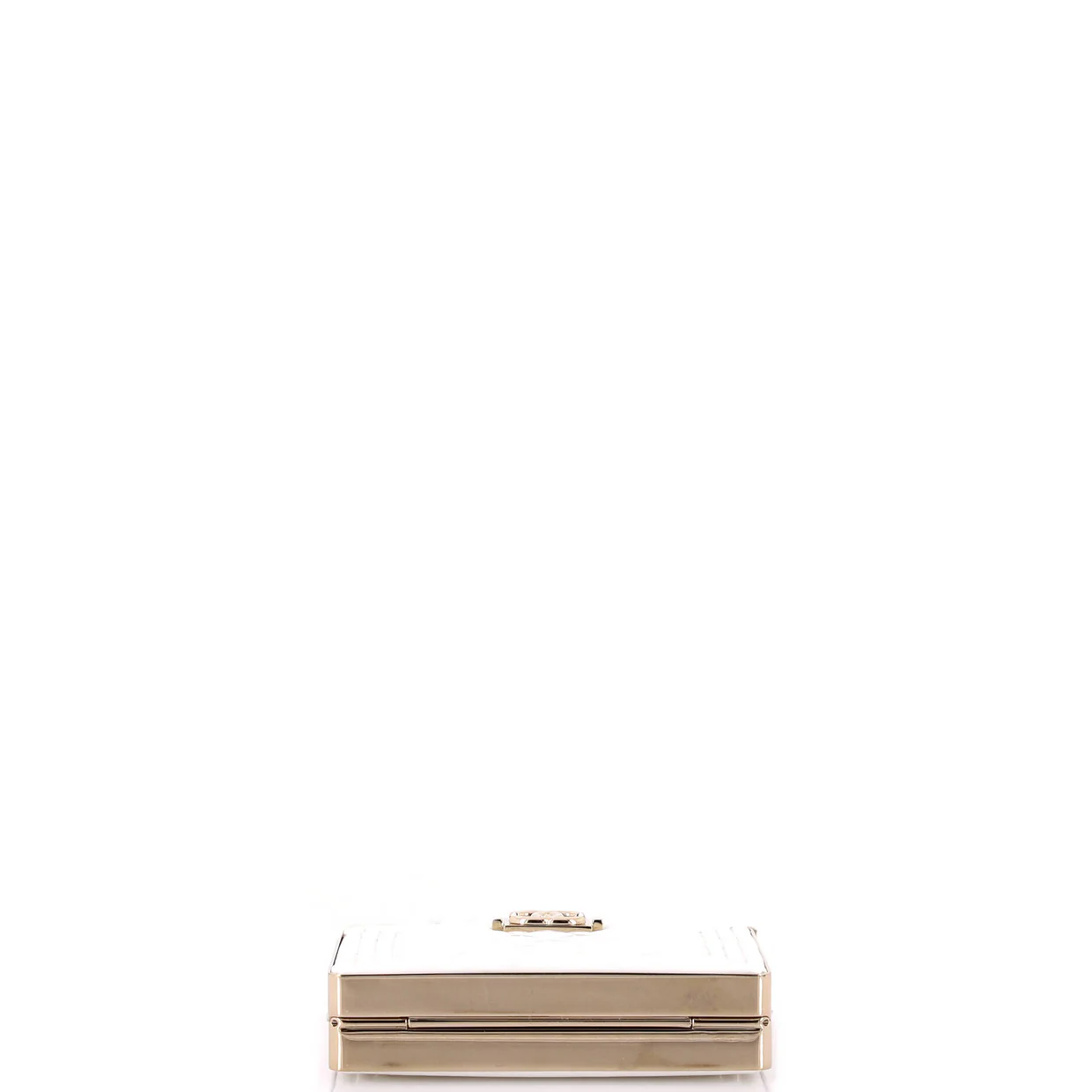 Boy Chain Box Minaudiere Quilted Patent - Deep Luxury