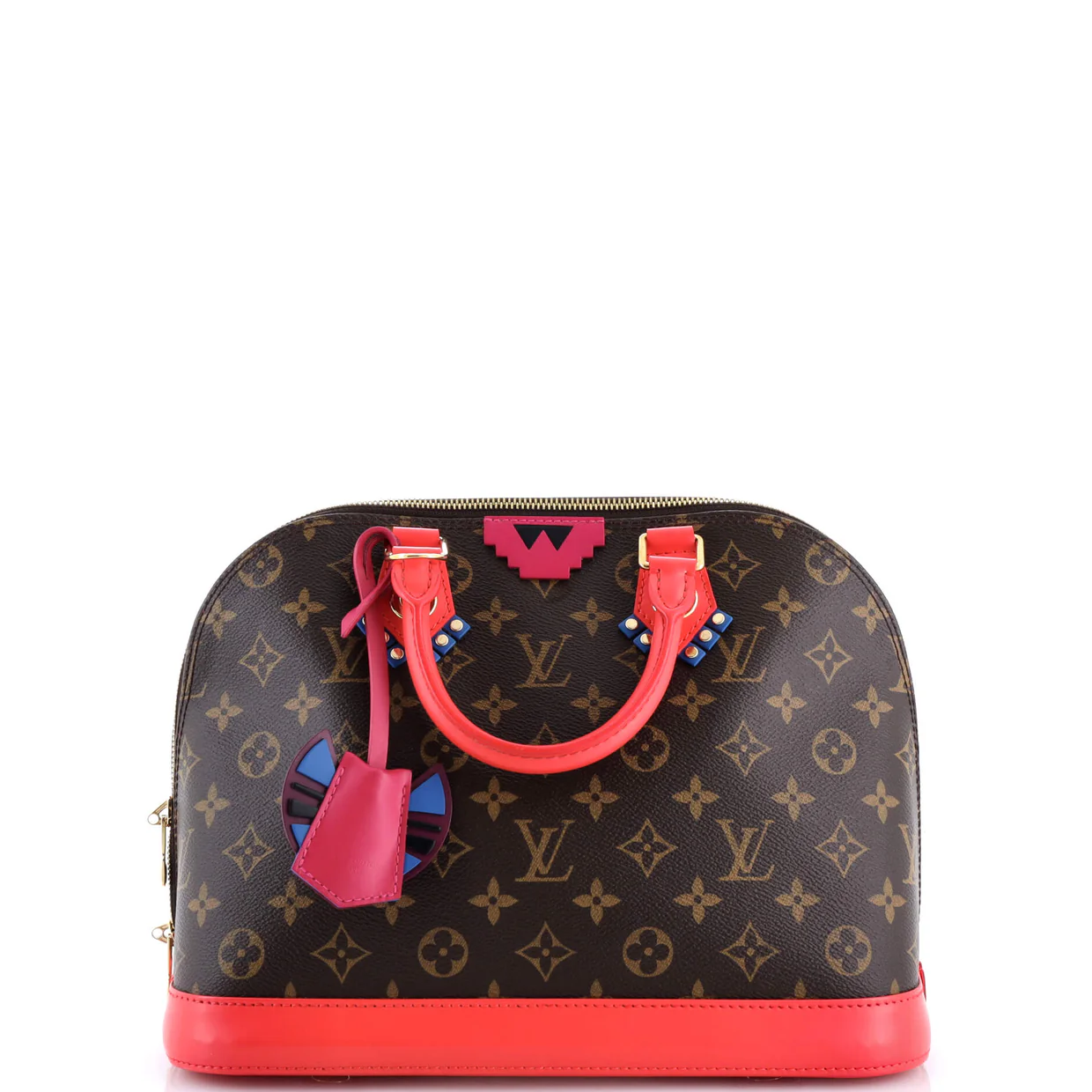 Alma Handbag Limited Edition Totem Monogram Canvas with Leather PM - Deep Luxury