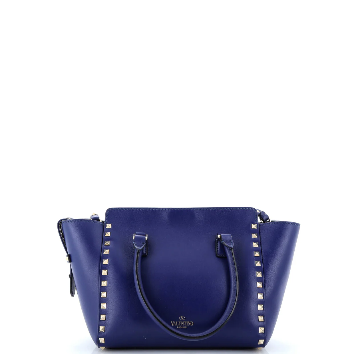 Rockstud Tote Rigid Leather Small - Deep Luxury