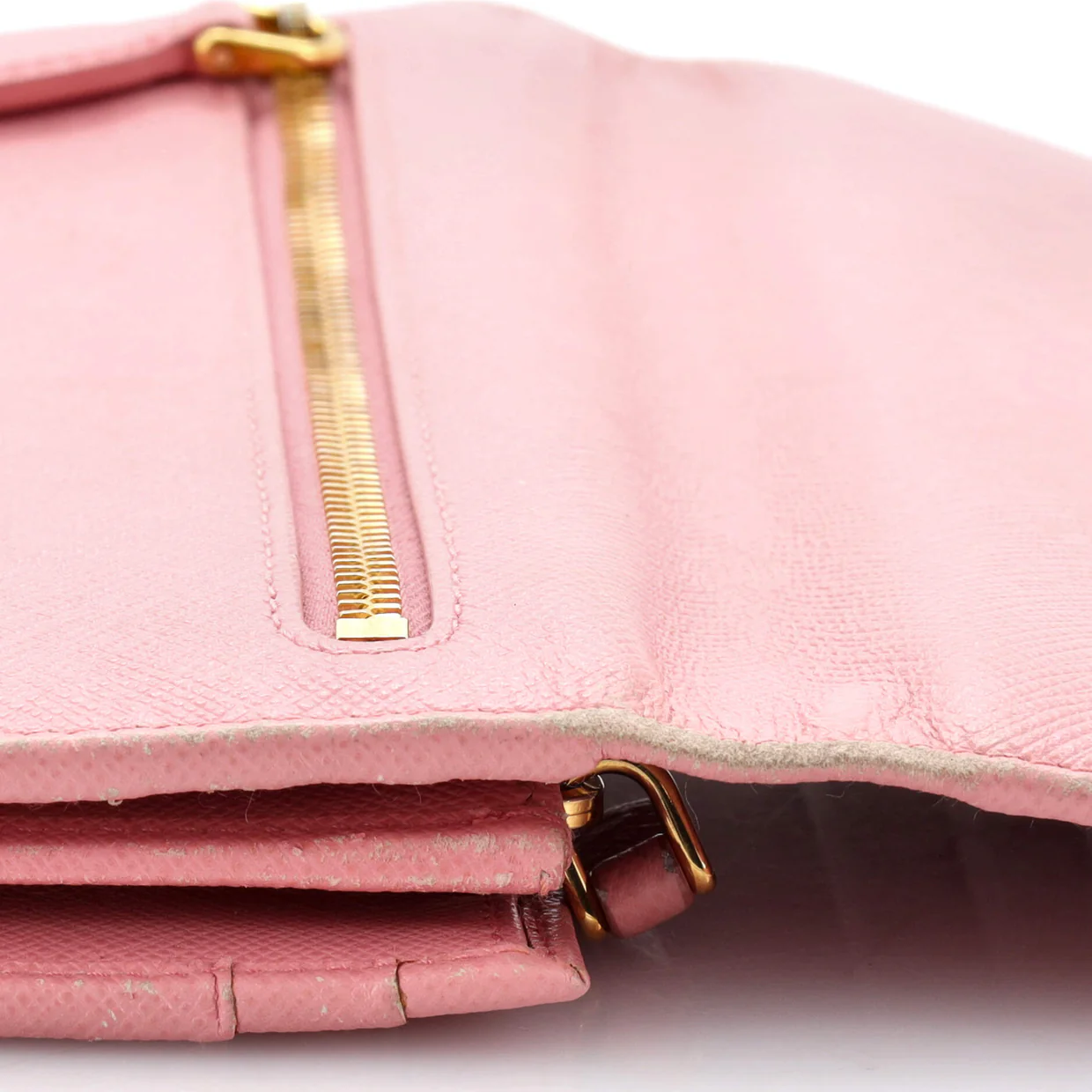 Bow Flap Wallet Saffiano Leather Long - Deep Luxury