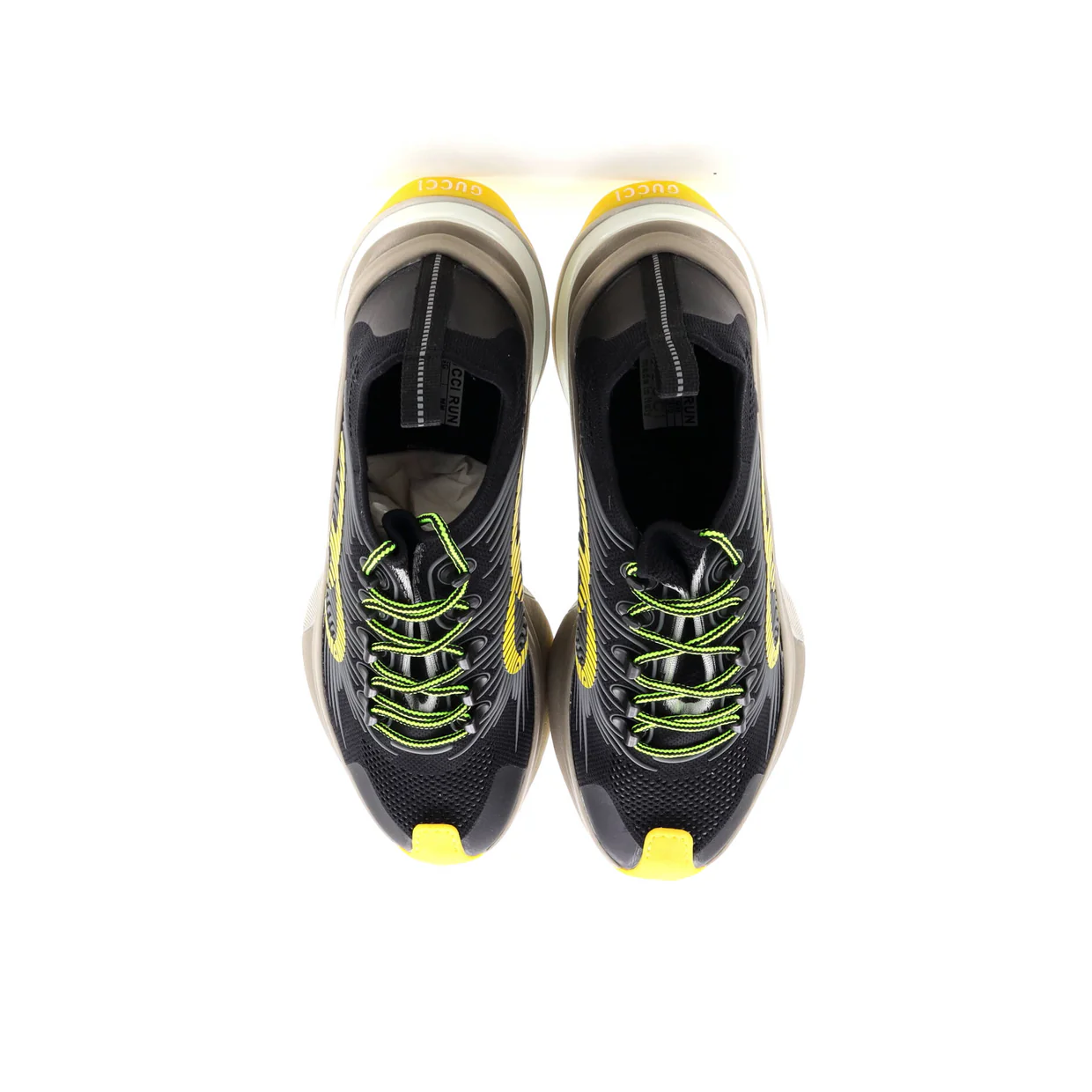 Men's Run Sneakers Embroidered Technical Fabric - Deep Luxury