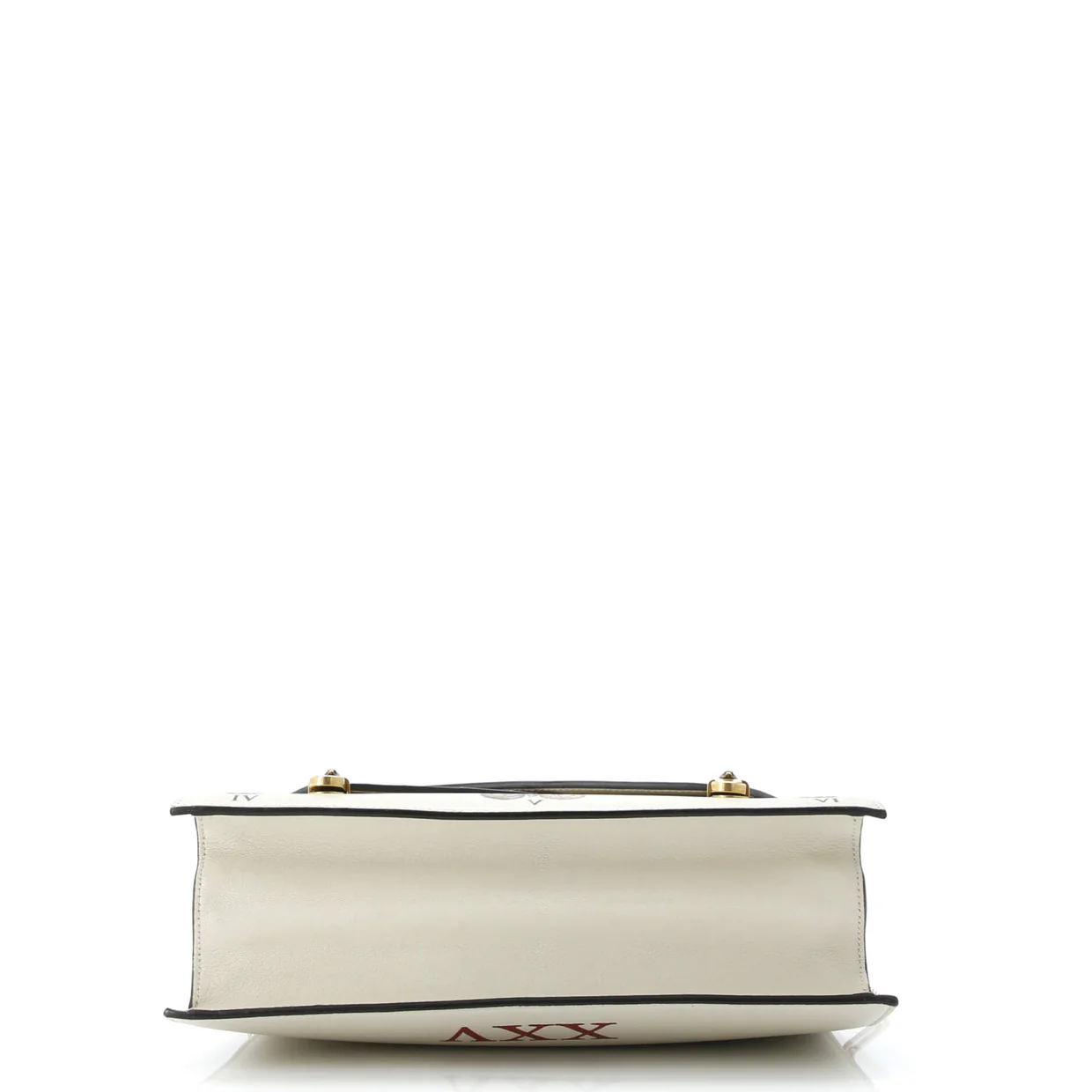 Ottilia Top Handle Bag Painted Leather with Snakeskin Medium - Deep Luxury