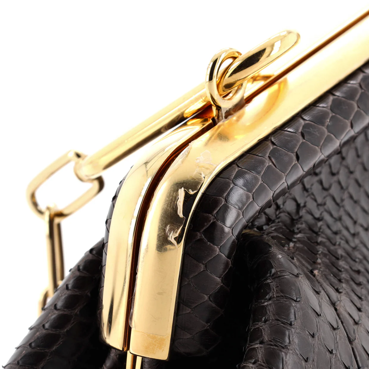 First Bag Python Small - Deep Luxury