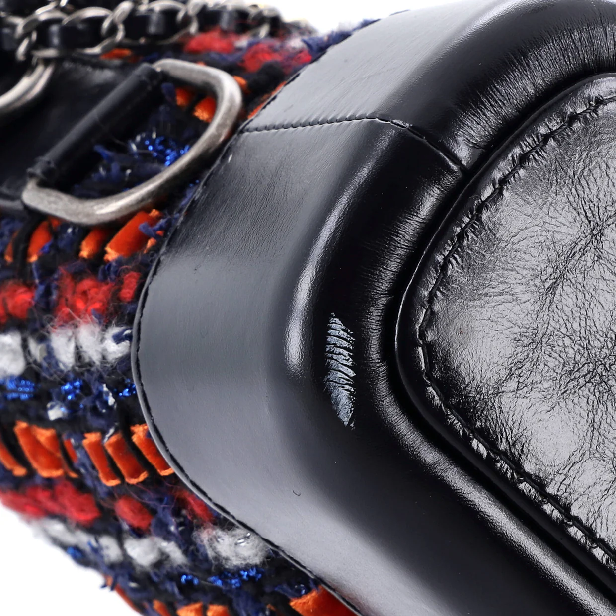 Gabrielle Hobo Quilted Tweed and Calfskin Small - Deep Luxury