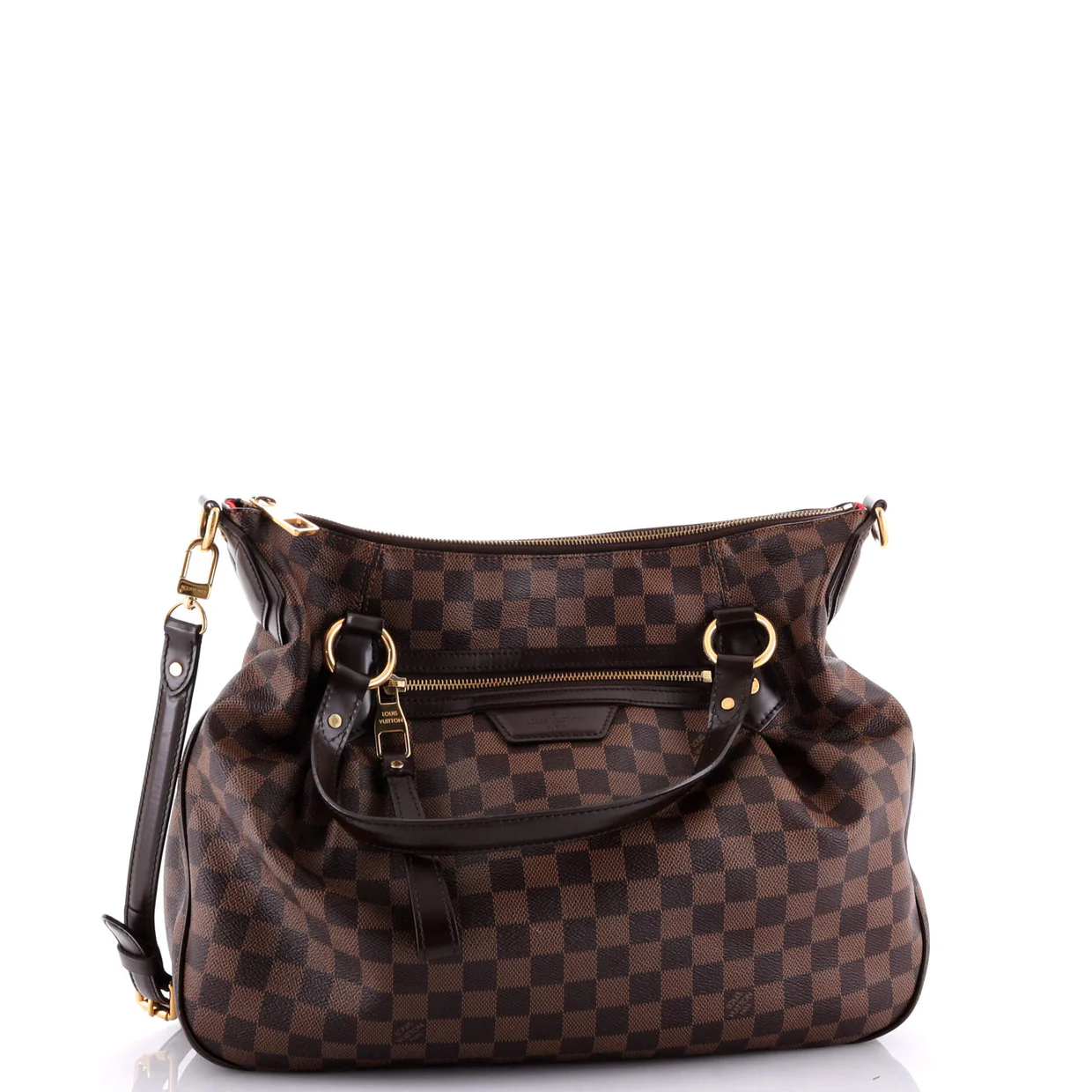 Evora Handbag Damier MM - Deep Luxury