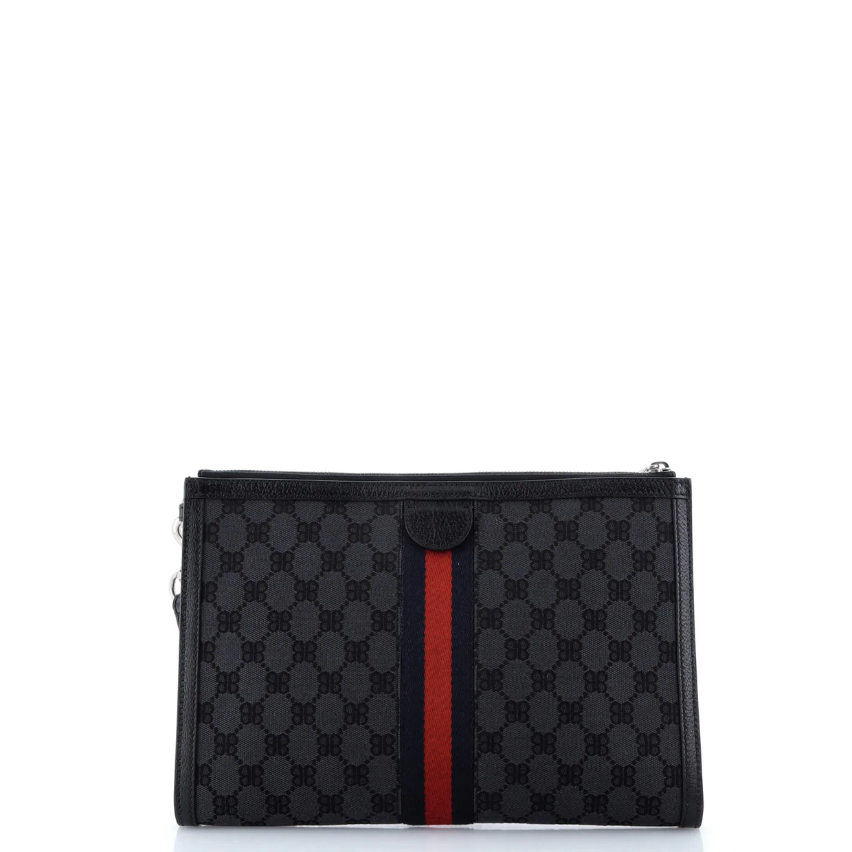 x Gucci The Hacker Project Web Wristlet Clutch BB Canvas - Deep Luxury