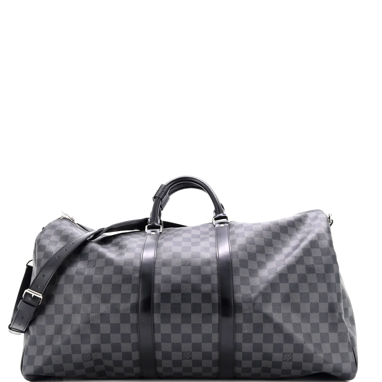 Keepall Bandouliere Bag Damier Graphite 55 - Deep Luxury