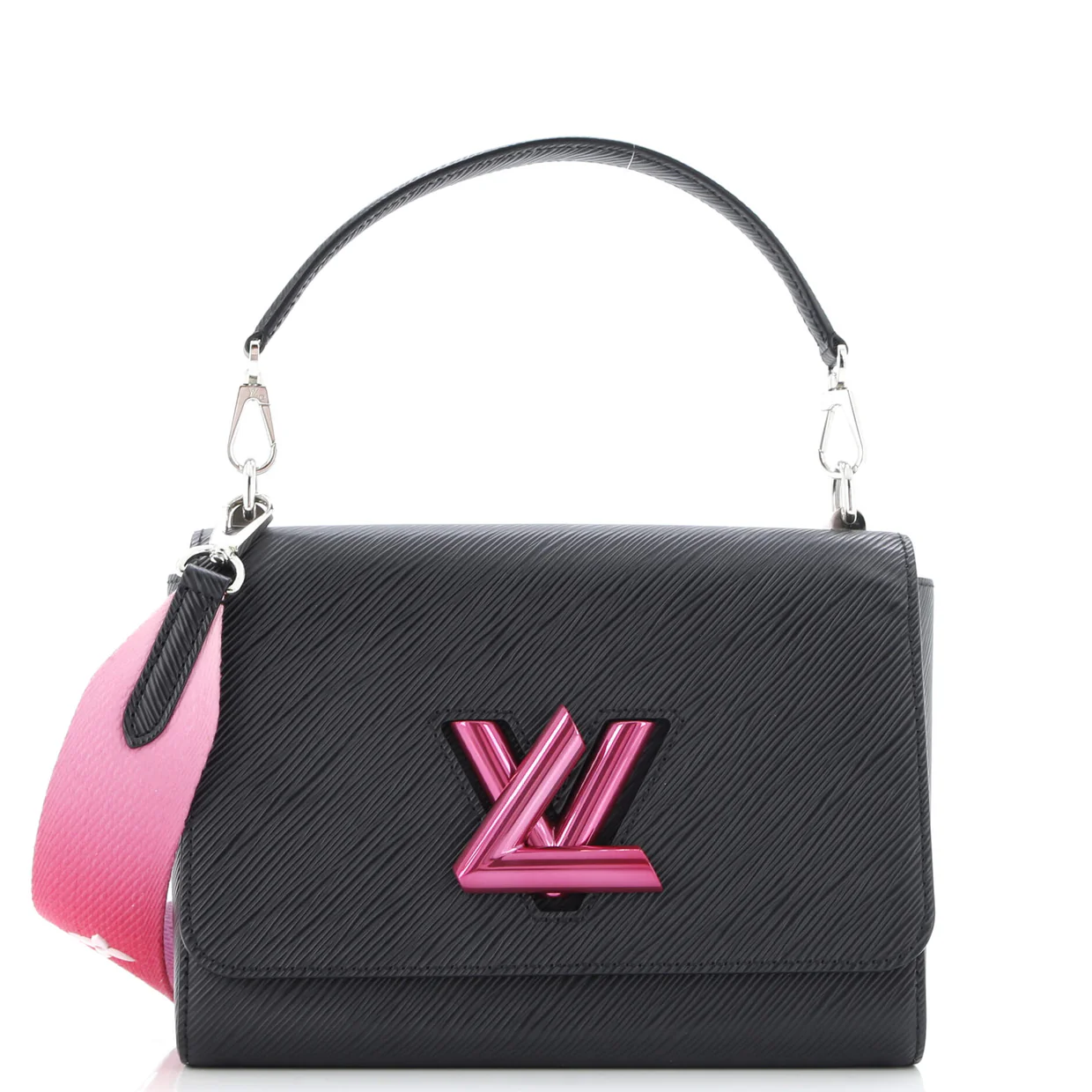 Twist Strap Top Handle Bag Epi Leather MM - Deep Luxury