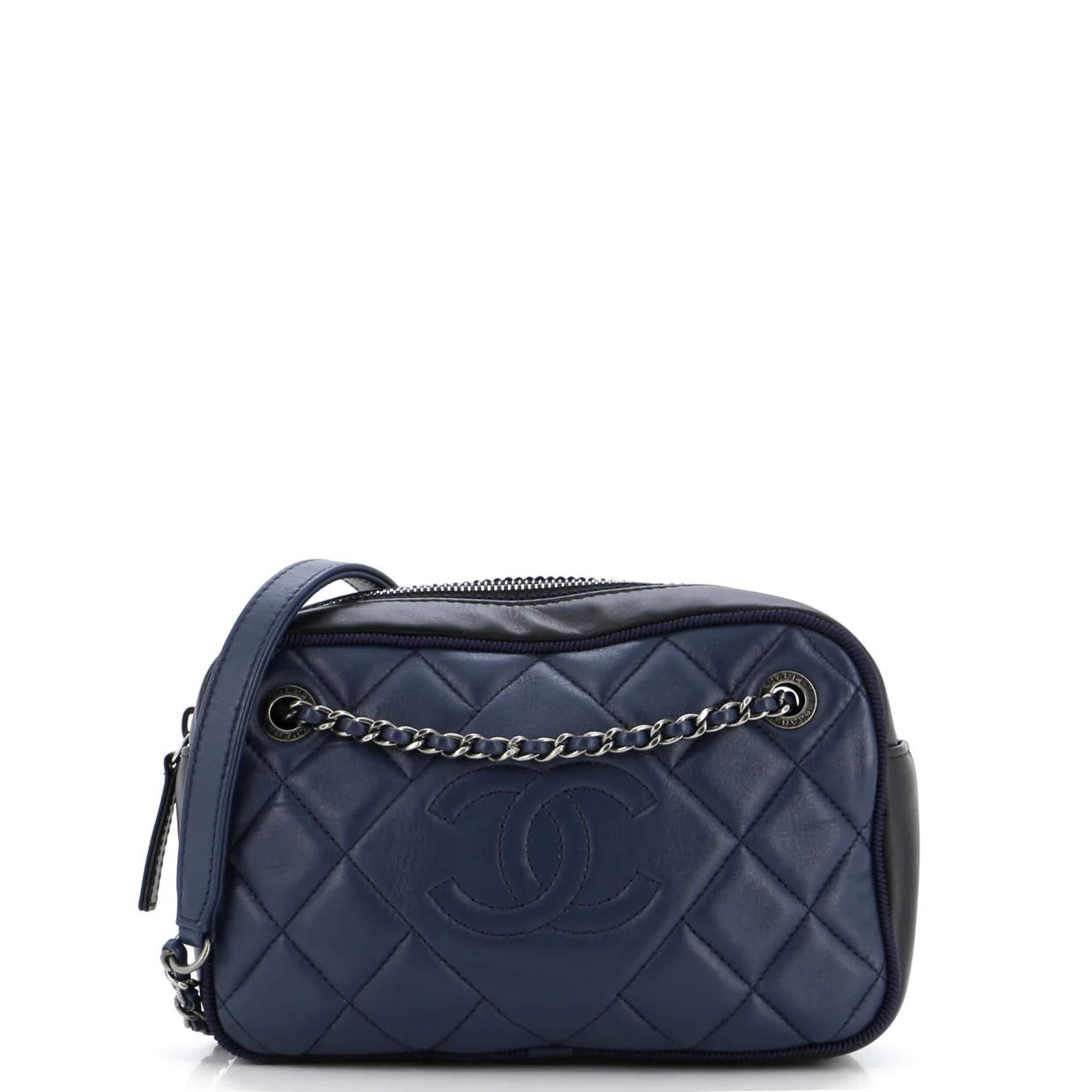 Ballerine Camera Case Bag Quilted Calfskin Small - Deep Luxury