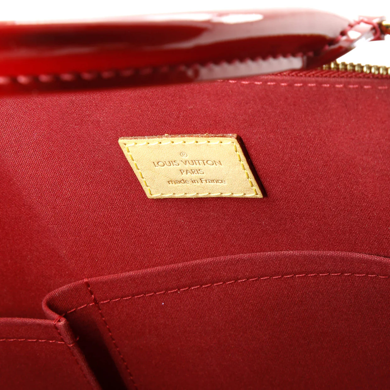 Alma Handbag Monogram Vernis GM - Deep Luxury