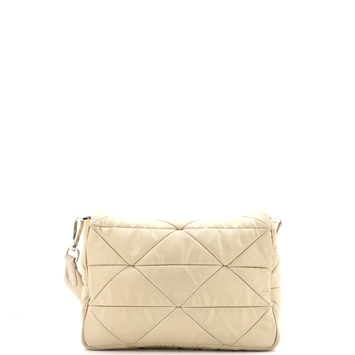 Padded Flap Shoulder Bag Quilted Tessuto - Deep Luxury