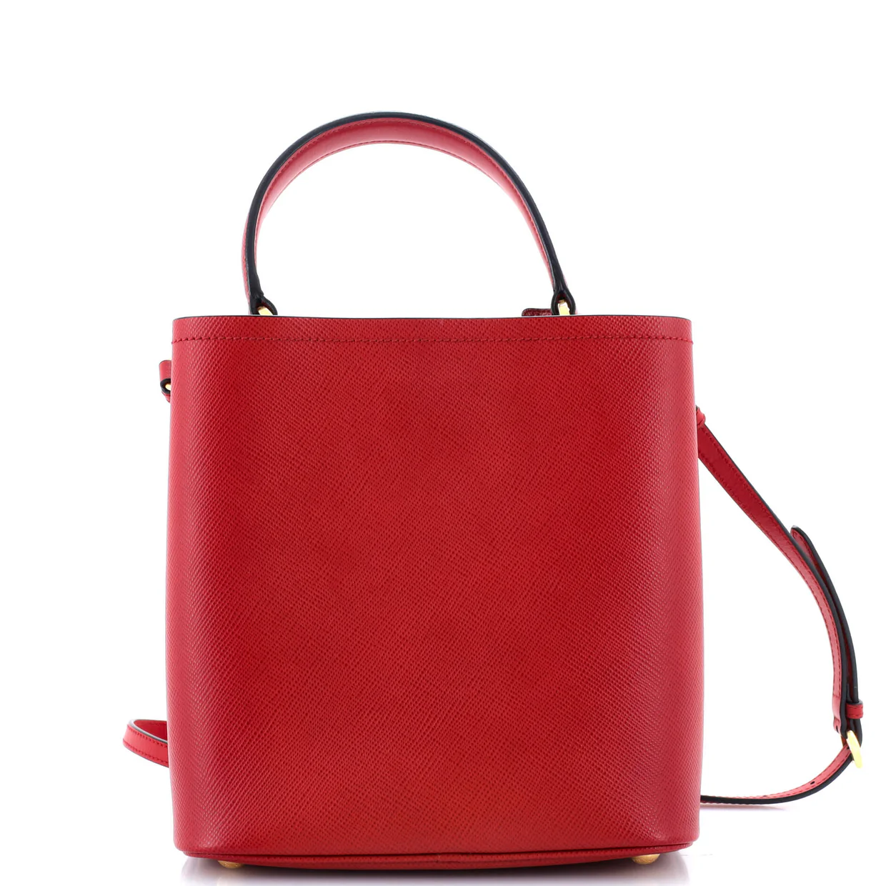 Panier Bucket Bag Saffiano Leather Medium - Deep Luxury