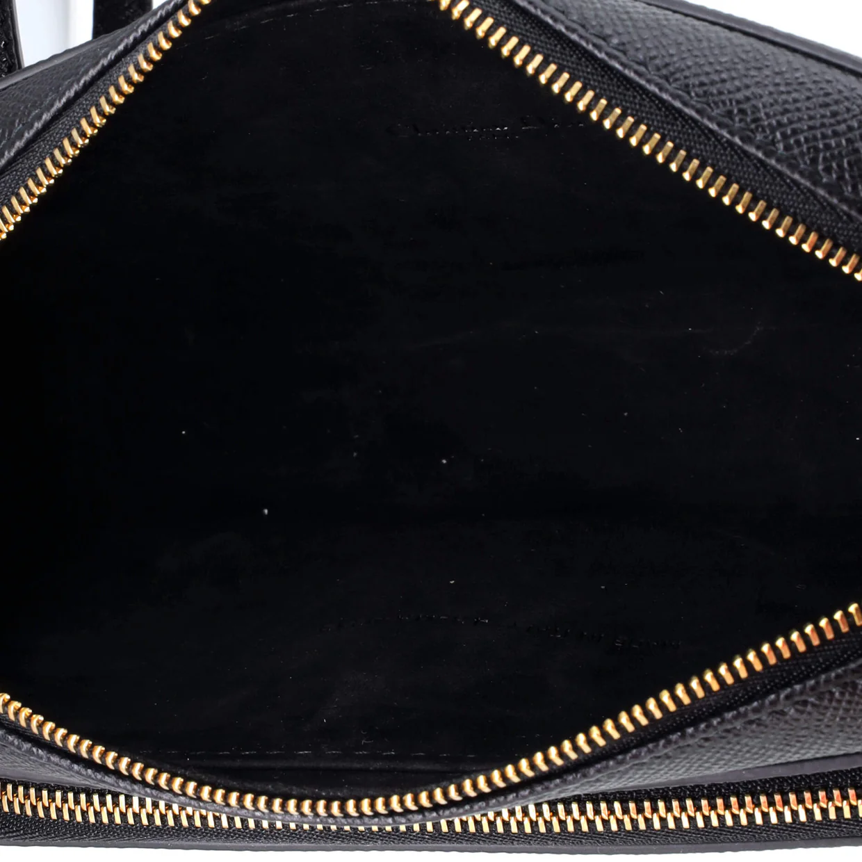 Caro Double Pouch Crossbody Bag Leather - Deep Luxury