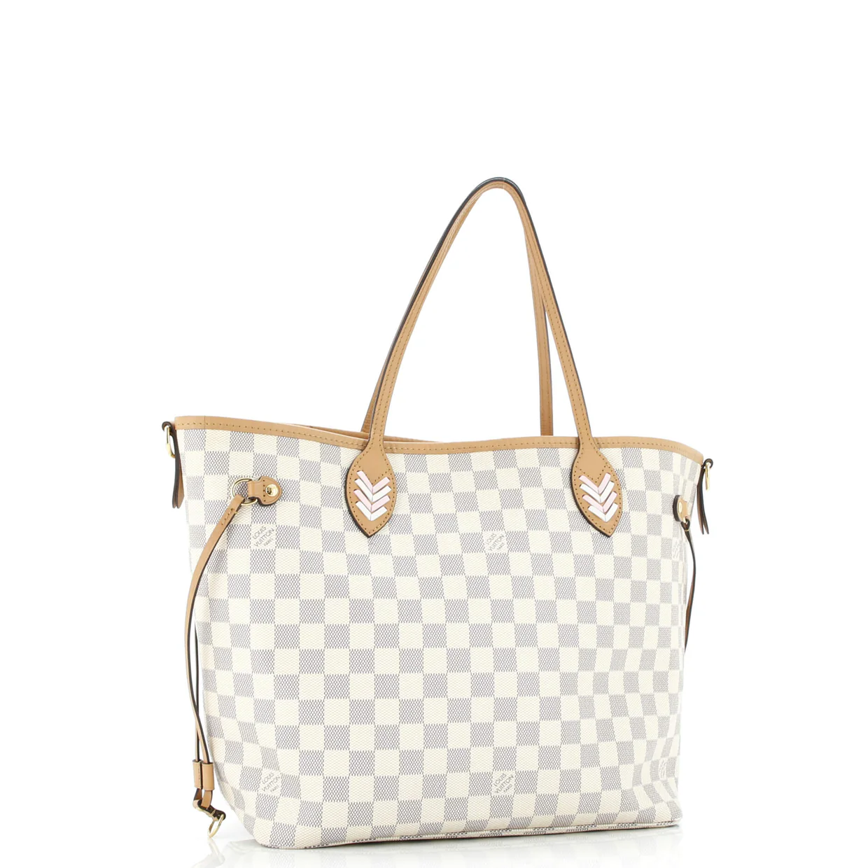 Neverfull NM Tote Damier with Braided Detail MM - Deep Luxury
