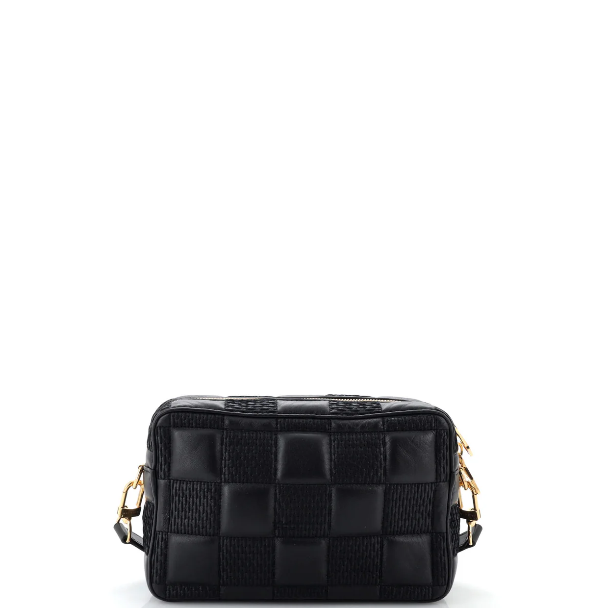 Troca Handbag Damier Quilted Lambskin PM - Deep Luxury