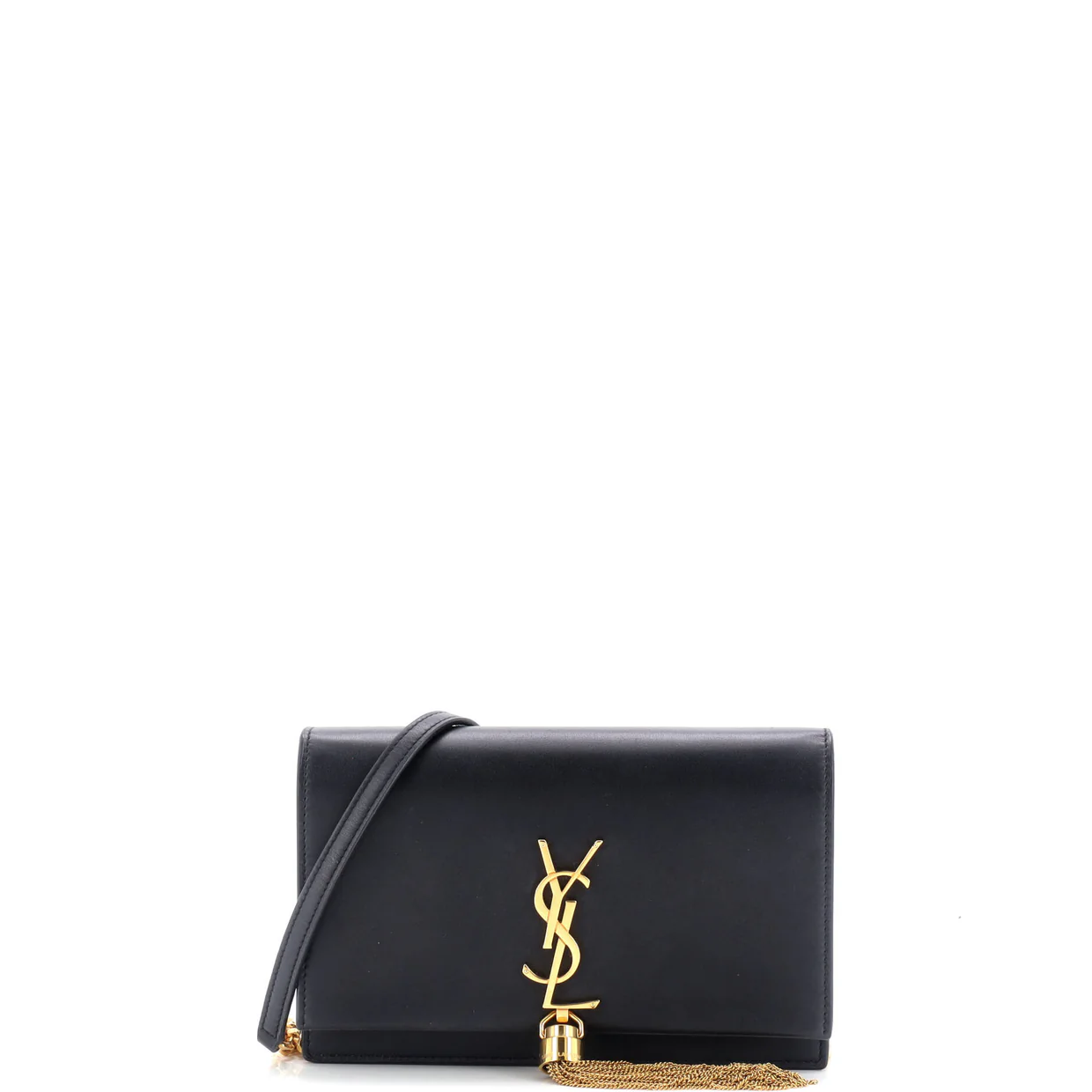 Classic Monogram Tassel Crossbody Bag Leather Small - Deep Luxury