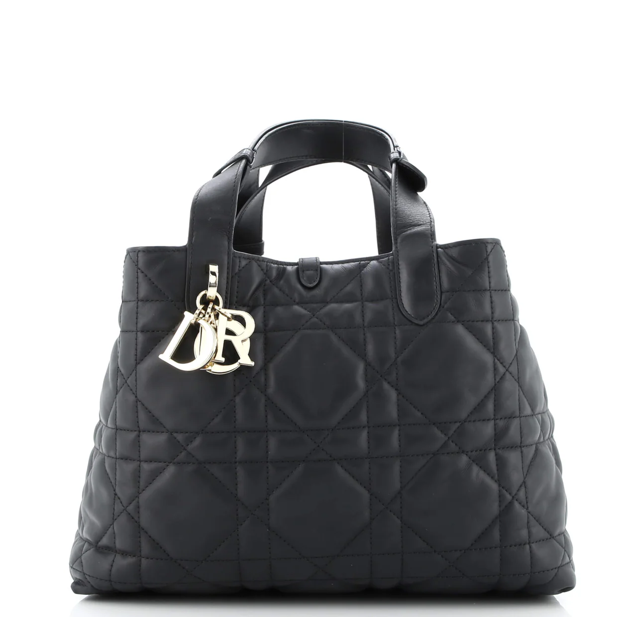 Toujours Tote Bag Macrocannage Quilt Calfskin Medium - Deep Luxury
