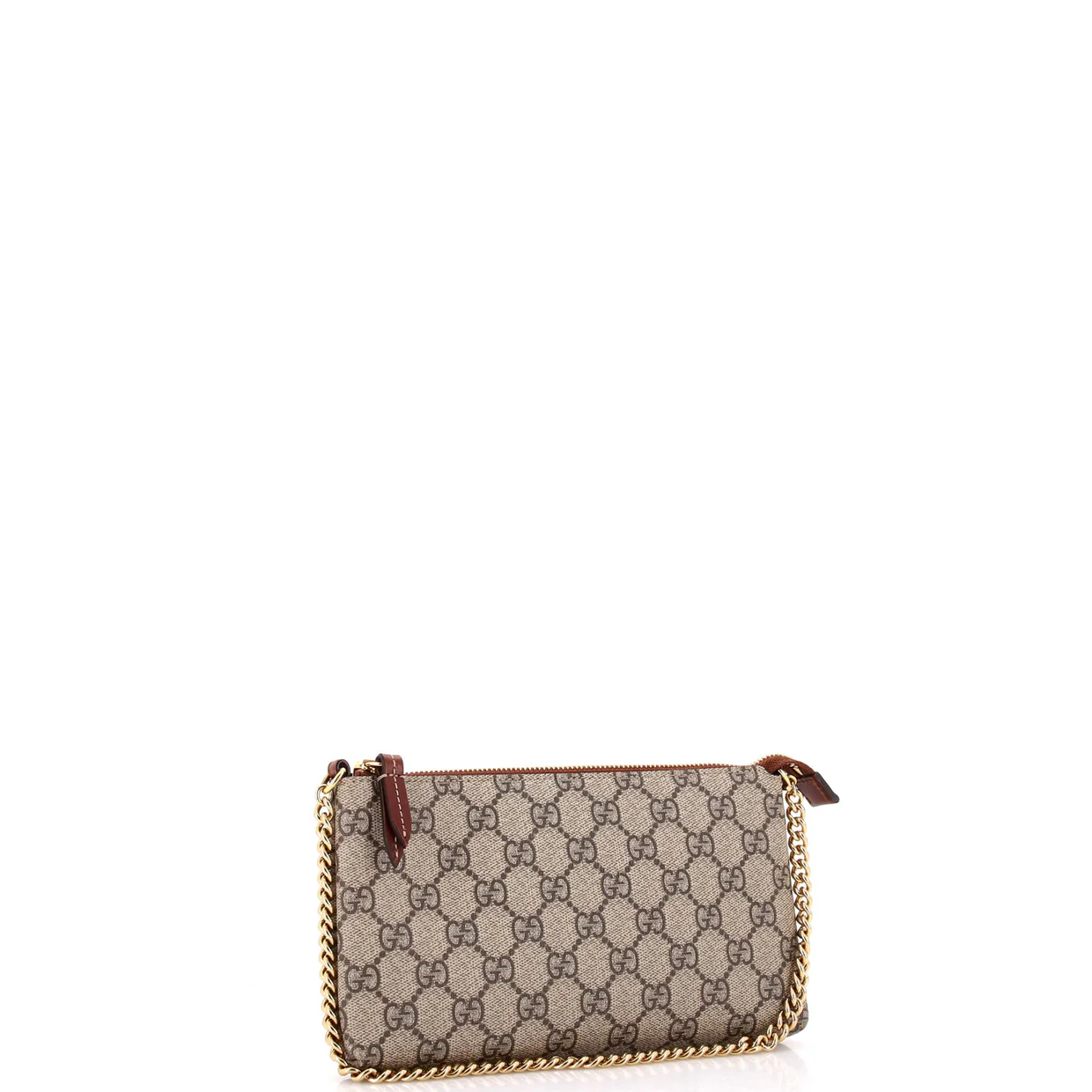 Chain Wristlet Wallet GG Coated Canvas - Deep Luxury