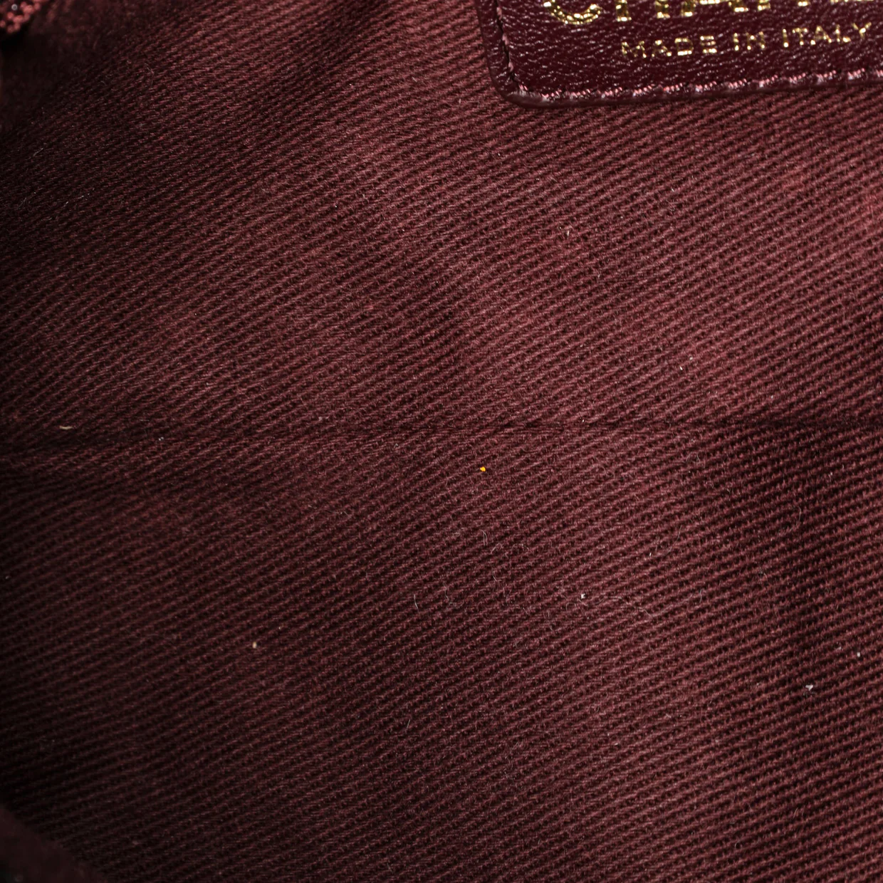 Medallion Charm Flap Bag Chevron Wrinkled Lambskin Small - Deep Luxury