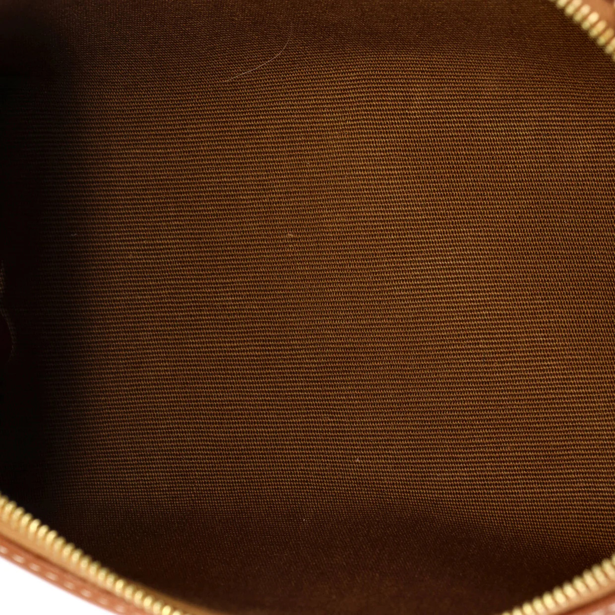 Zip Around Chain Clutch Triomphe Coated Canvas - Deep Luxury