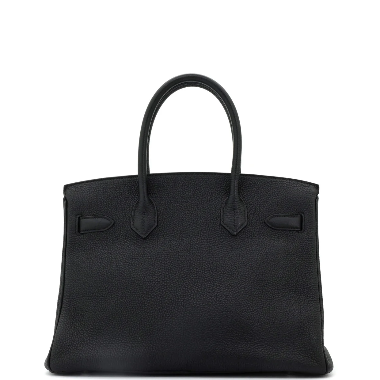 Birkin Handbag Noir Togo with Palladium Hardware 30 - Deep Luxury