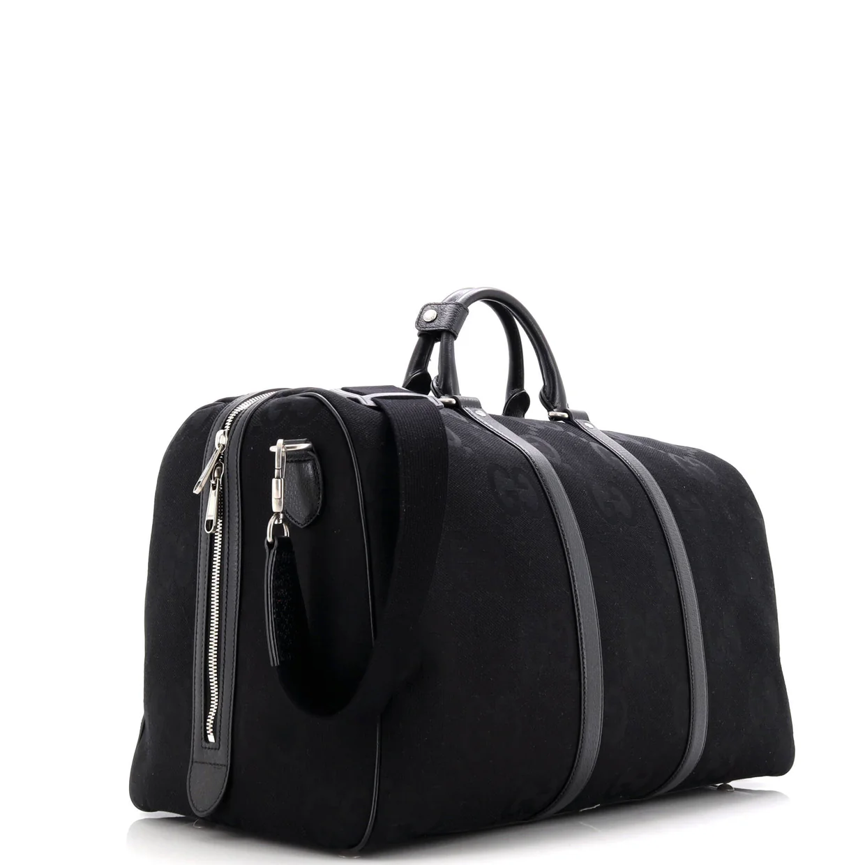 Convertible Duffle Bag Jumbo GG Canvas Large - Deep Luxury