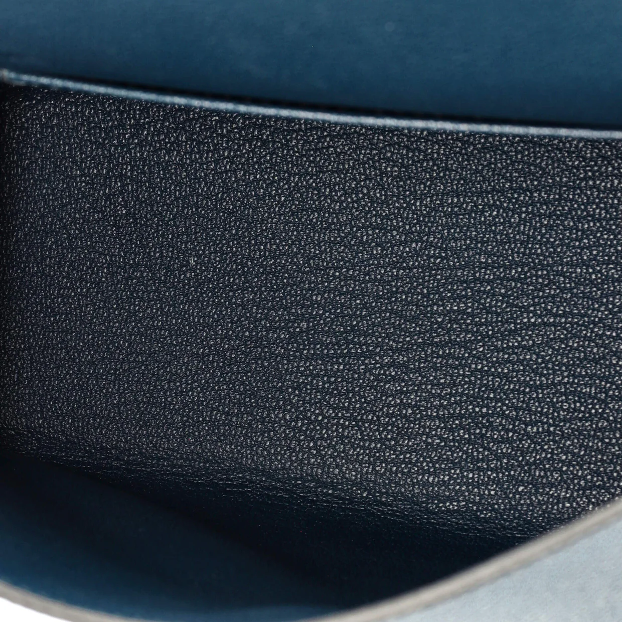 Kelly Sellier en Desordre Bag Blue Epsom with Permabrass Hardware 20 - Deep Luxury