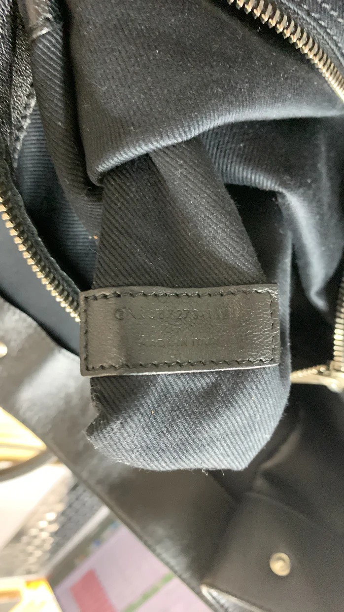 Rive Gauche Shopper Tote Embossed Leather Large - Deep Luxury