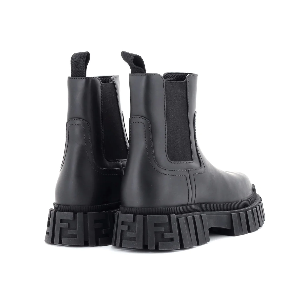 Women's Fendi Force Chelsea Boots Leather - Deep Luxury