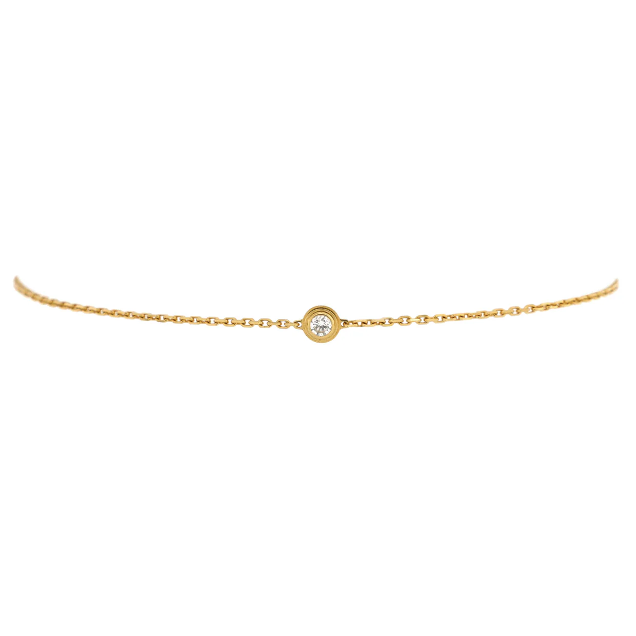 Cartier D'Amour Bracelet 18K Yellow Gold with Diamond XS - Deep Luxury