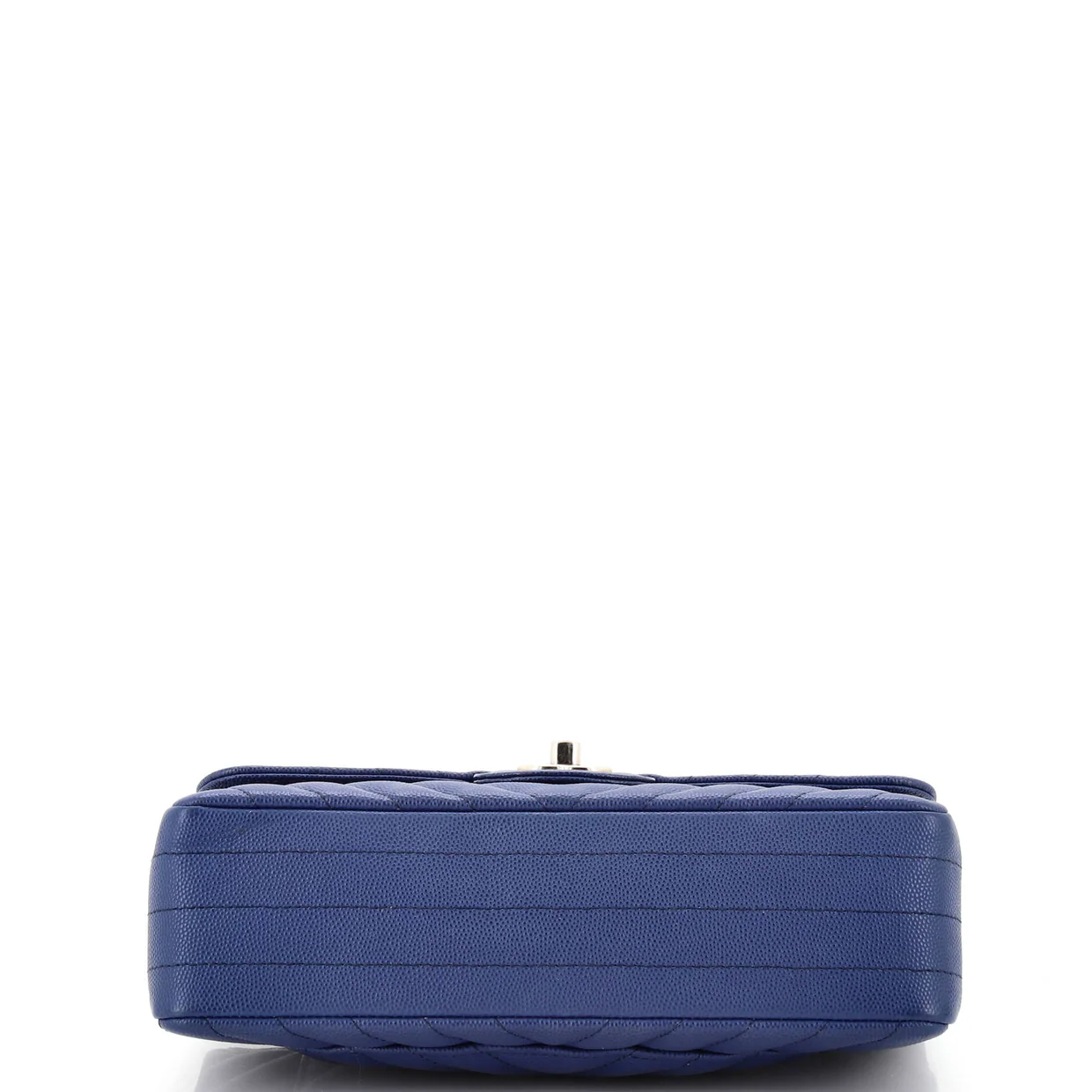 Classic Double Flap Bag Chevron Caviar Medium - Deep Luxury