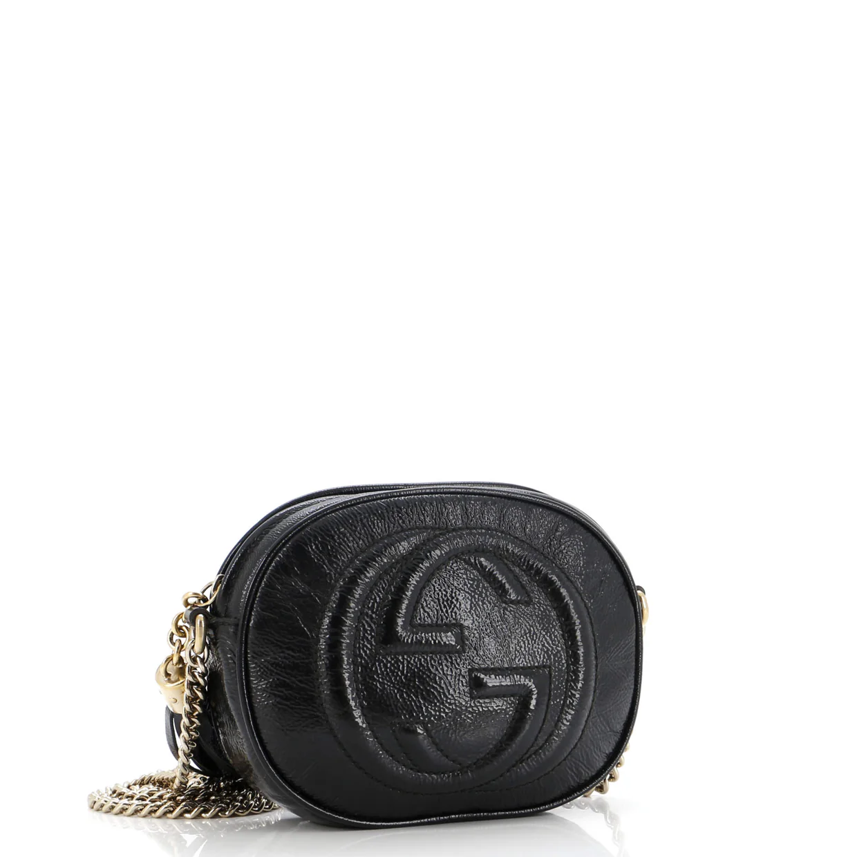 Soho Chain Bag Patent Mini - Deep Luxury
