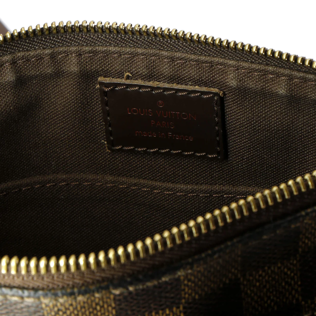 Brooklyn Pochette Plate Damier - Deep Luxury