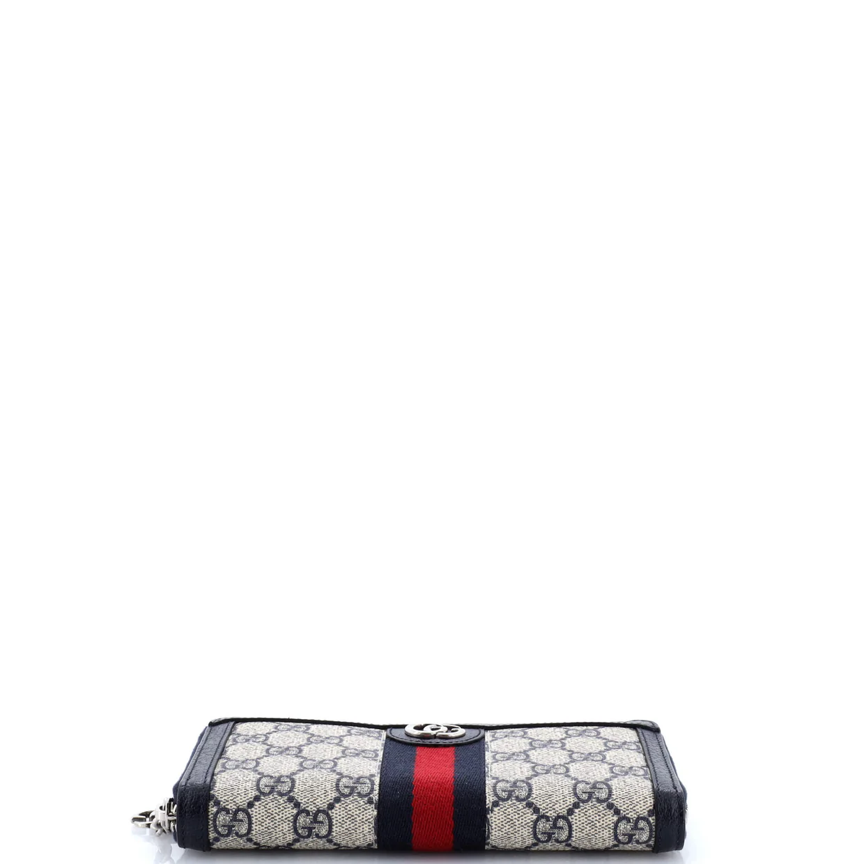 Ophidia Zip Around Wallet GG Coated Canvas - Deep Luxury