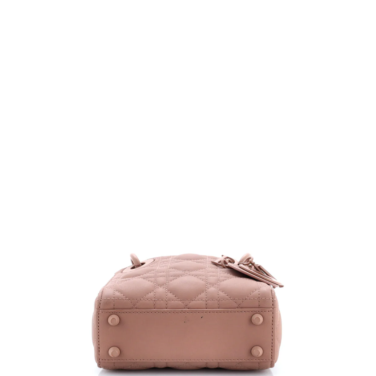 Ultra Matte Lady Dior Chain Bag Cannage Quilt Calfskin Mini - Deep Luxury