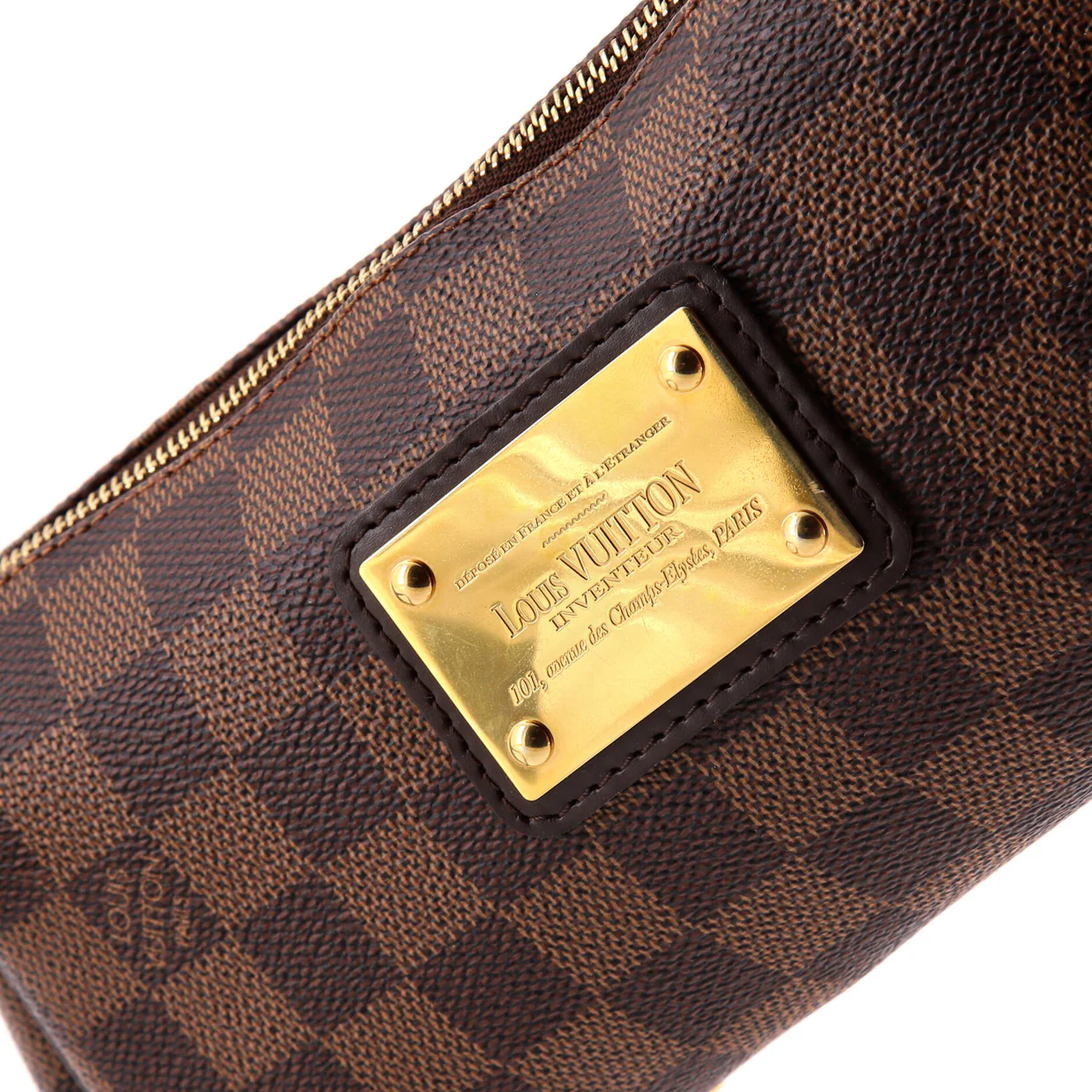 Eva Handbag Damier - Deep Luxury