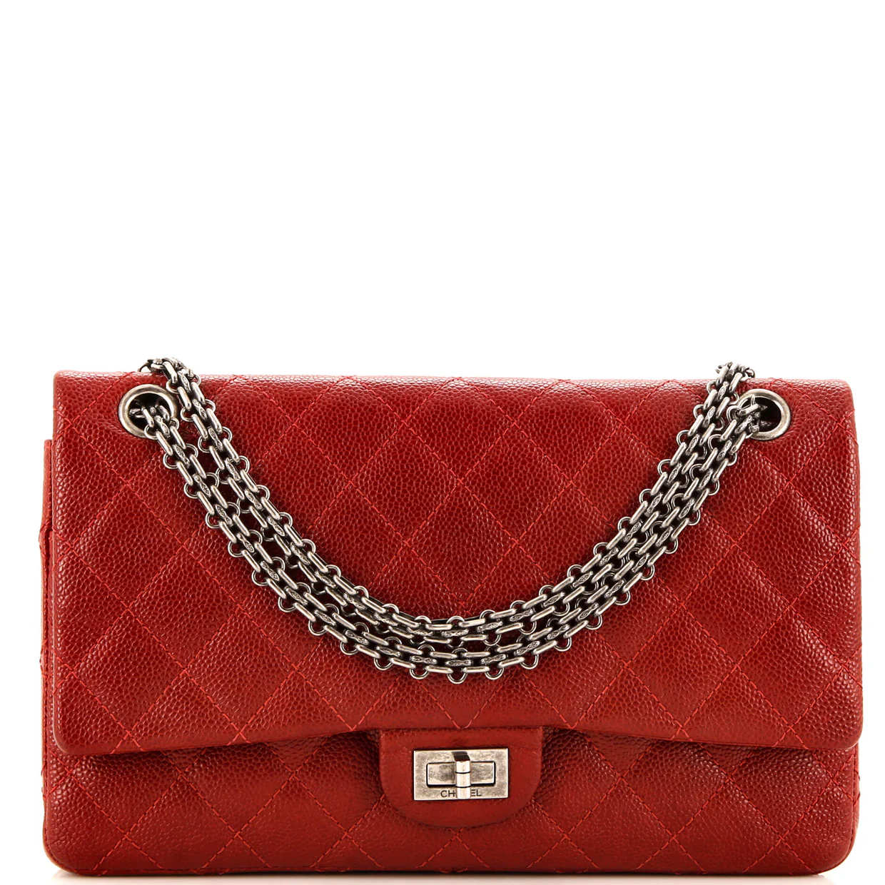 Reissue 2.55 Flap Bag Quilted Caviar 226 - Deep Luxury