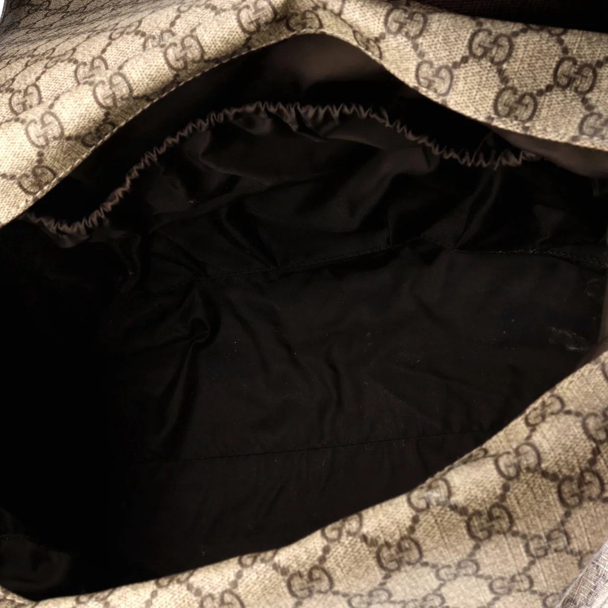 Diaper Bag GG Coated Canvas - Deep Luxury