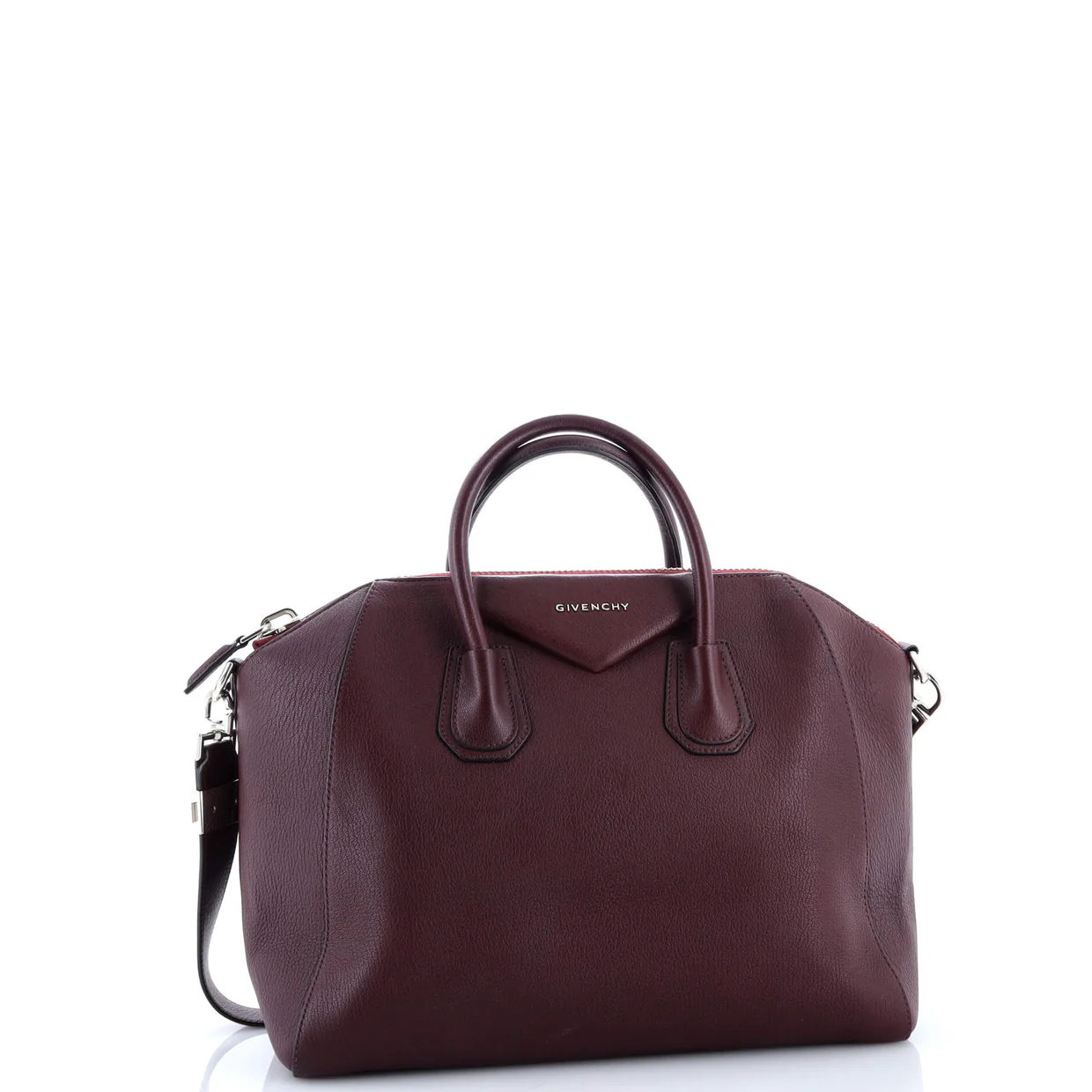 Antigona Bag Leather Medium - Deep Luxury