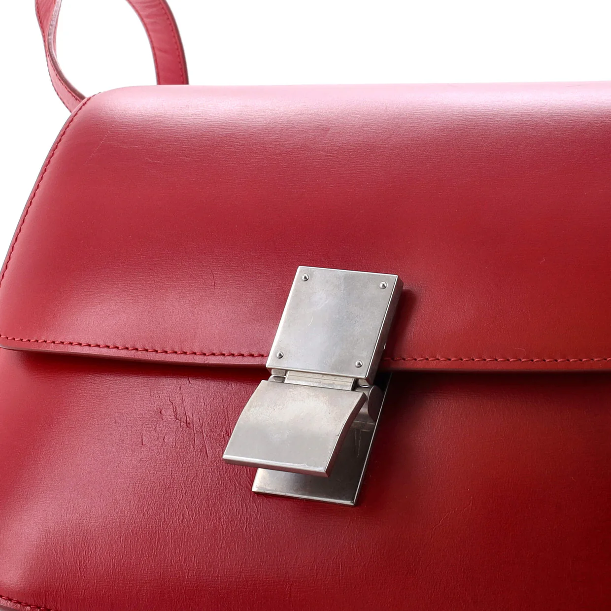 Classic Box Bag Smooth Leather Medium - Deep Luxury