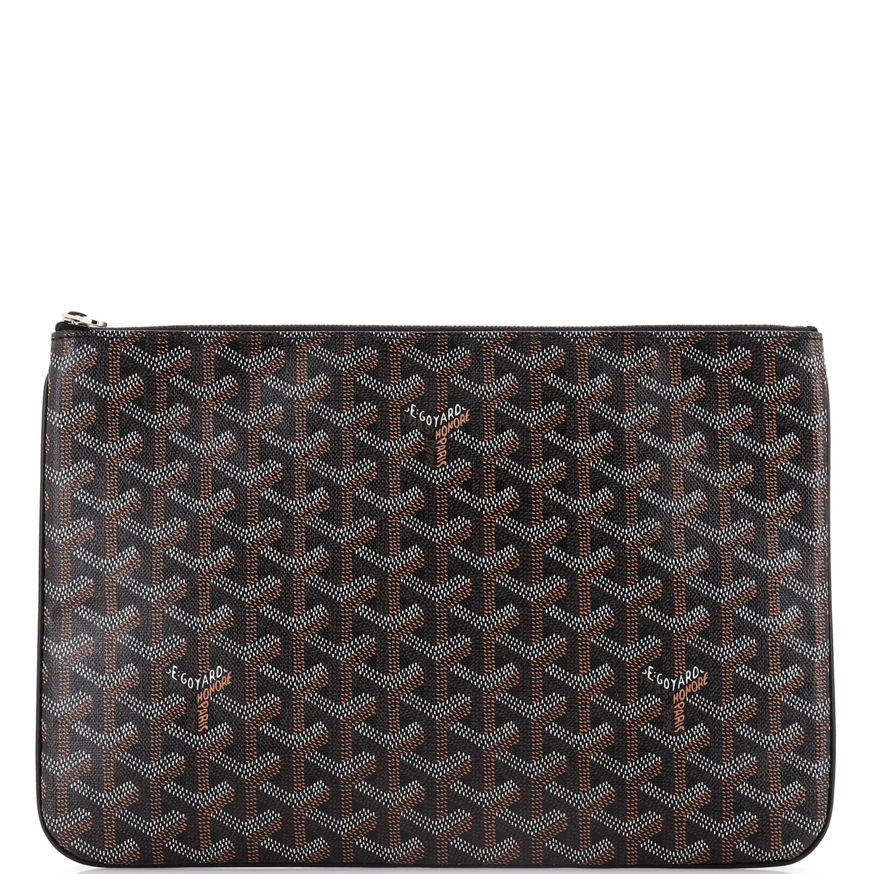 Senat Zip Pouch Coated Canvas MM - Deep Luxury
