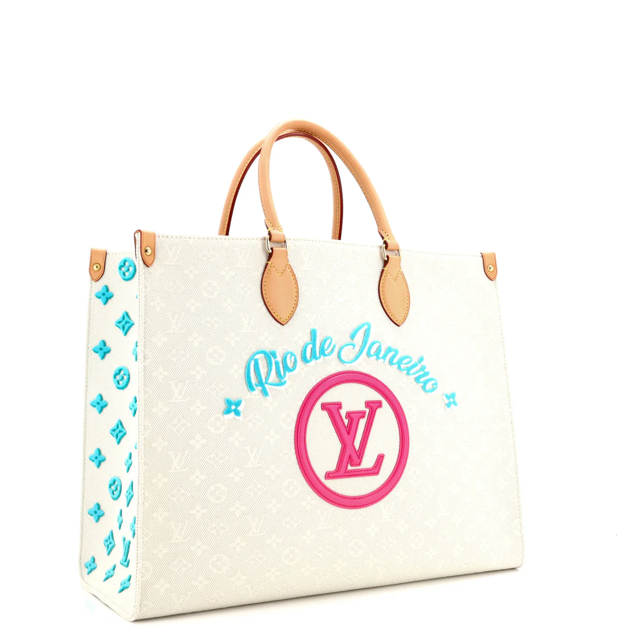 OnTheGo Tote Limited Edition Cities Monogram Jacquard and Tuffetage Canvas GM - Deep Luxury