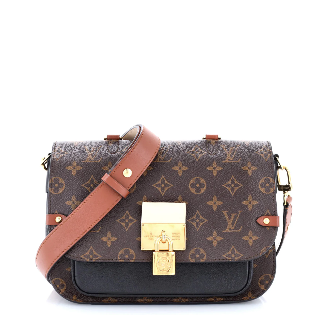 Vaugirard Handbag Monogram Canvas with Leather - Deep Luxury