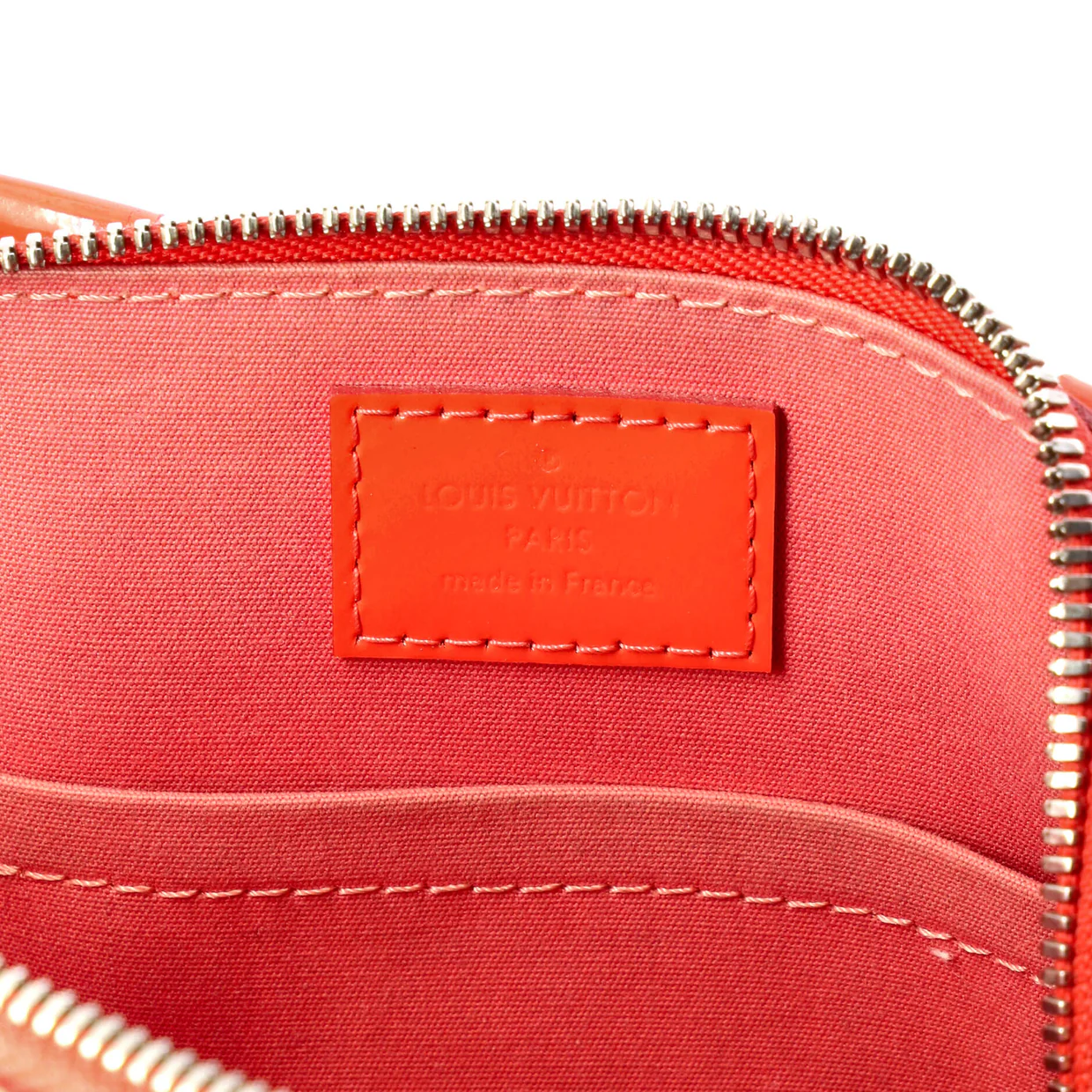 Alma Handbag Limited Edition Monogram Vernis Rayures BB - Deep Luxury