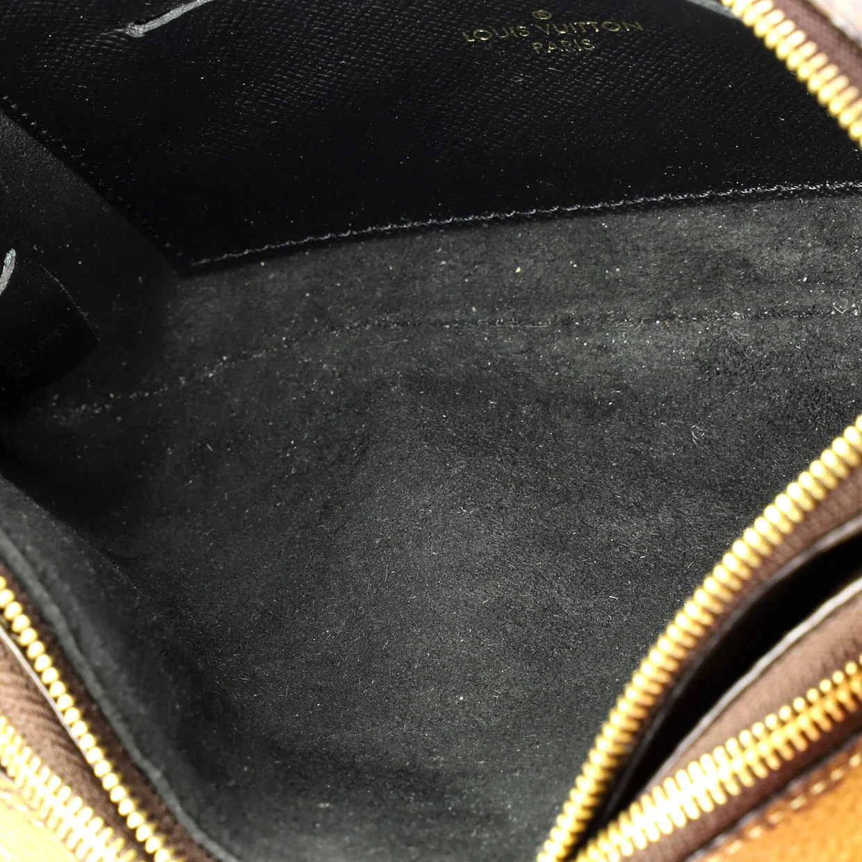 Double Zip Pochette Reverse Monogram Giant - Deep Luxury