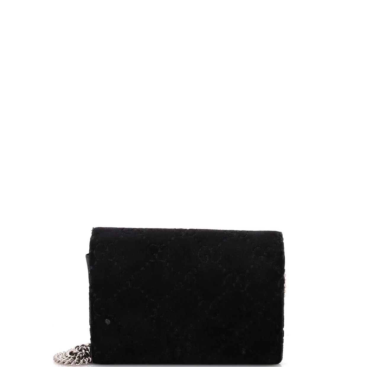 Dionysus Chain Wallet GG Velvet Small - Deep Luxury