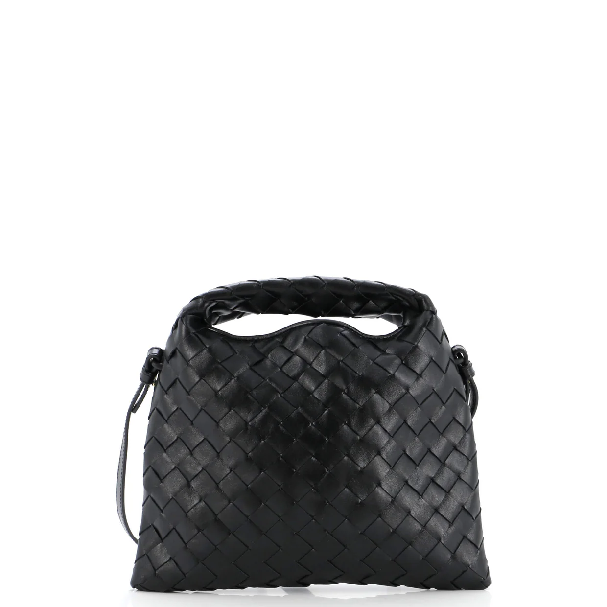 Hop Top Handle Bag Intrecciato Nappa Mini - Deep Luxury
