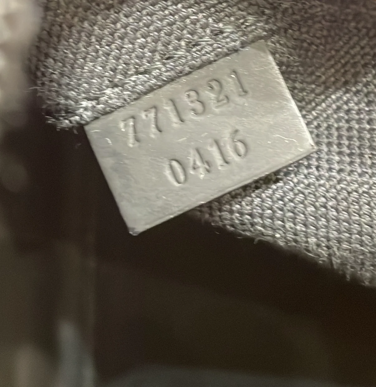 Front Zip Crossbody GG Rubber Effect Leather Mini - Deep Luxury