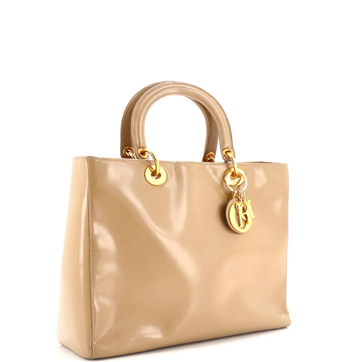 Vintage Lady Dior Bag Patent Large - Deep Luxury
